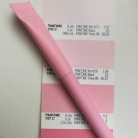 Эко ручка из бумаги розовая
